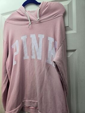 Victoria's Secret PINK Light Pink Relaxed Fit Hoodie